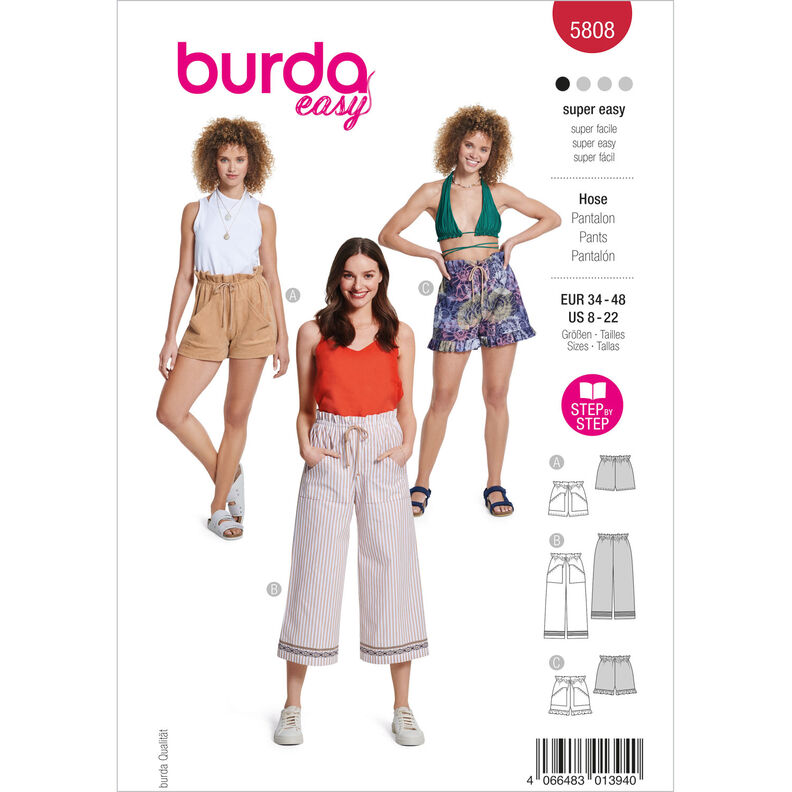 Trousers | Burda 5808 | 34-48,  image number 1