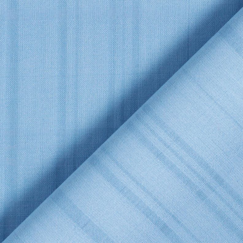 Lightweight checked translucent cotton fabric – light blue,  image number 4