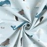 Decor Fabric Half Panama Animals in the Ice – baby blue/white,  thumbnail number 3
