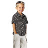 Cotton Poplin stripes & stars – black/white,  thumbnail number 6