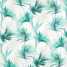 Decor Fabric Panama Palm fronds – white/emerald green,  thumbnail number 1