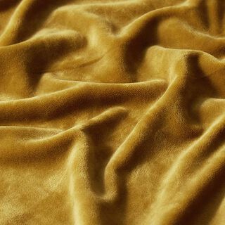 Stretch Velvet Nicky Velours – mustard, 
