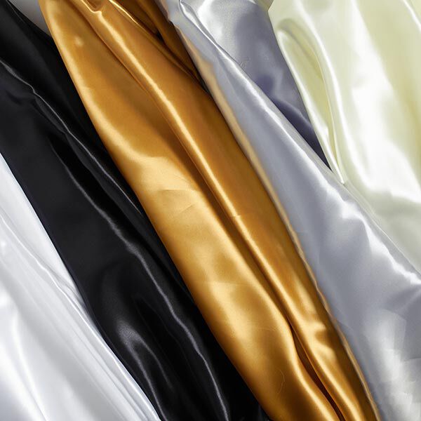 Polyester Satin – offwhite,  image number 5