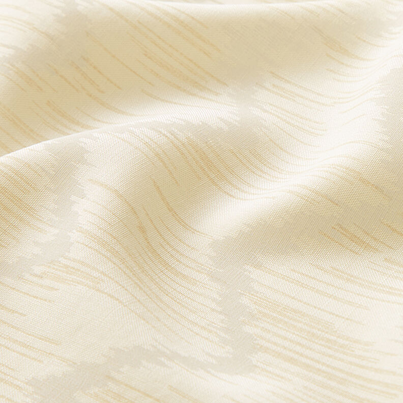 Viscose blend, zigzag – offwhite | Remnant 90cm,  image number 2