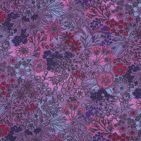 Cotton Poplin wildflowers | Poppy Fabrics – lavender, 