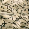 Stretch velour flower sketches – sand/black,  thumbnail number 2