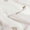 Double Gauze/Muslin polar bear – white,  thumbnail number 2