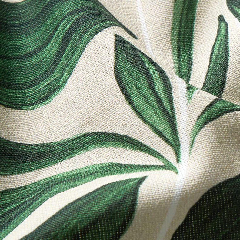 Decor Fabric Canvas sophisticated plants – dark green/natural, image number 6
