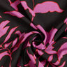 Lush leaves viscose fabric – black/purple,  thumbnail number 3