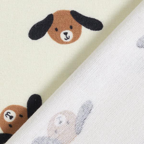 Cotton Flannel Dog Heads | by Poppy – offwhite,  image number 4