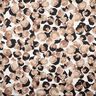 Abstract polka dots stretch cotton – ivory/almond,  thumbnail number 1