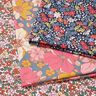 Cotton Cretonne small retro flowers – white/pink,  thumbnail number 5