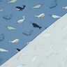 Cotton Jersey cute whales| Poppy Fabrics – blue grey/navy blue,  thumbnail number 4