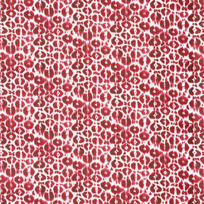 GOTS French terry batik leopard print | TCC x LOOKS by Wolfgang Joop – berry/cream, 