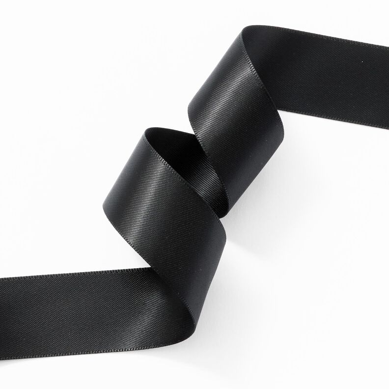 Satin Ribbon [25 mm] – black,  image number 3