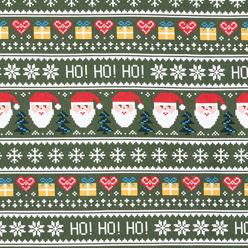 Ho! Ho! Ho! French Terry – dark pine,  image number 1