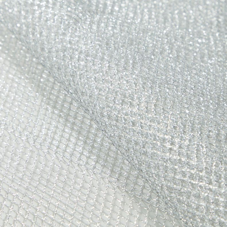 Tulle Metallic – silver,  image number 6