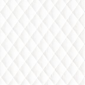 Quilted jersey diamonds – white, 