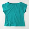 Medium Cotton Jersey Plain – emerald green,  thumbnail number 8