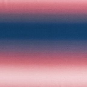 Cotton Jersey Ombre | Glitzerpüppi – midnight blue/pale berry, 