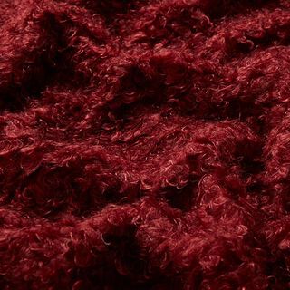Curly Faux Fur – carmine, 