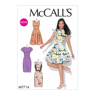 Miss Petite Dresses, McCalls 7714 | 6 - 14, 