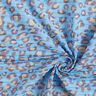 Pleated leopard print – light blue,  thumbnail number 3