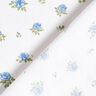 Cotton Poplin Delicate Roses – light blue/white,  thumbnail number 4