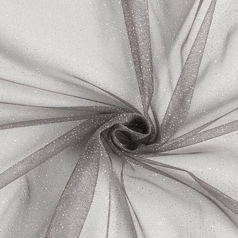Royal Glitter Tulle – dark grey/silver,  image number 1