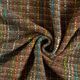 Colourful Stripes & Lurex Pure New Wool Blend Bouclé – medium brown,  thumbnail number 5