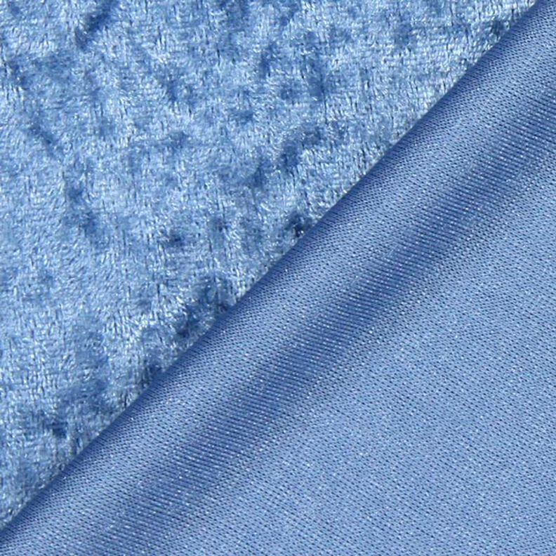 Panne velvet – light blue,  image number 3