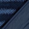 Stretch velvet embossed waves – navy blue,  thumbnail number 4