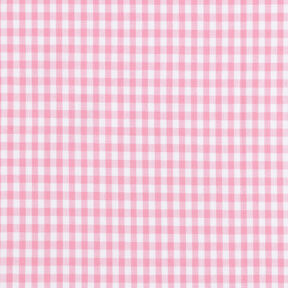 Cotton Vichy check 0,5 cm – pink/white, 