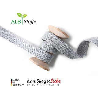 GOTS Organic Hoodie CORD ME Melange [20 mm] | Albstoffe | Hamburger Liebe, 