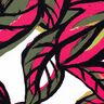 Viscose Jersey large leaves – intense pink/midnight blue,  thumbnail number 5