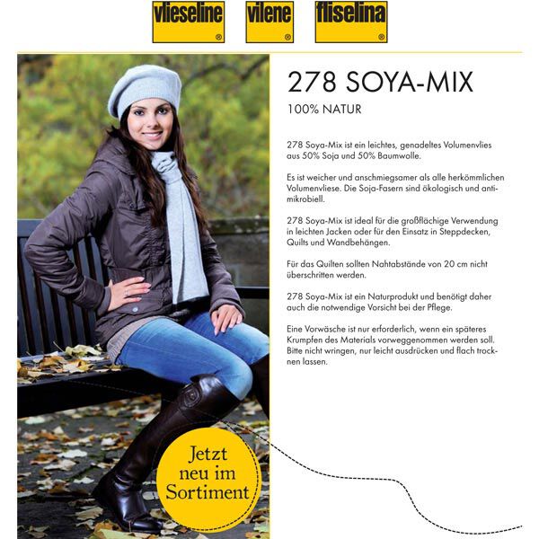 278 Soya Mix Volume Fleece | Vilene – natural,  image number 2