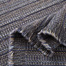 Textured glitter yarn coat fabric – midnight blue/dune,  thumbnail number 3