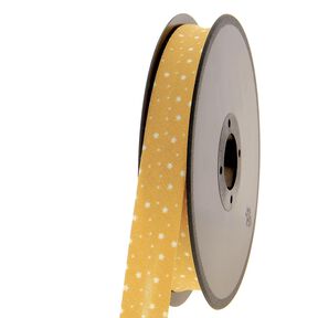 Bias binding Stars Organic cotton [20 mm] – mustard, 