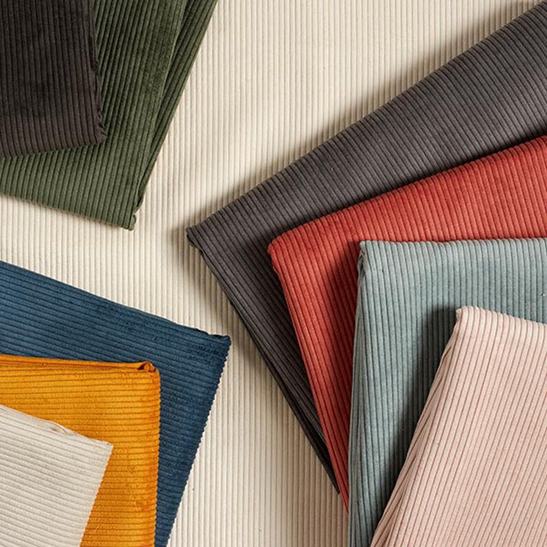 Upholstery Fabric Cord-Look Fjord – greige, image number 4