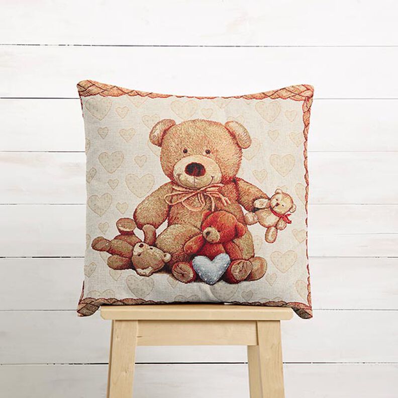 Tapestry Decor Fabric Panel Teddy Bears – beige,  image number 5
