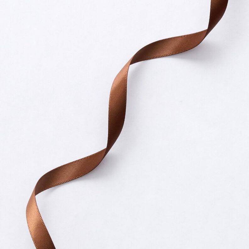 Satin Ribbon [9 mm] – medium brown,  image number 3