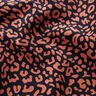 Baby Cord Neon Leopard – navy blue/copper,  thumbnail number 2