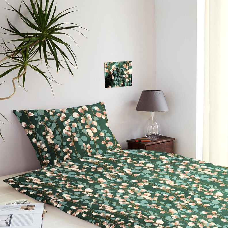 Sateen climbing plants &ndash; dark green/sand,  image number 6