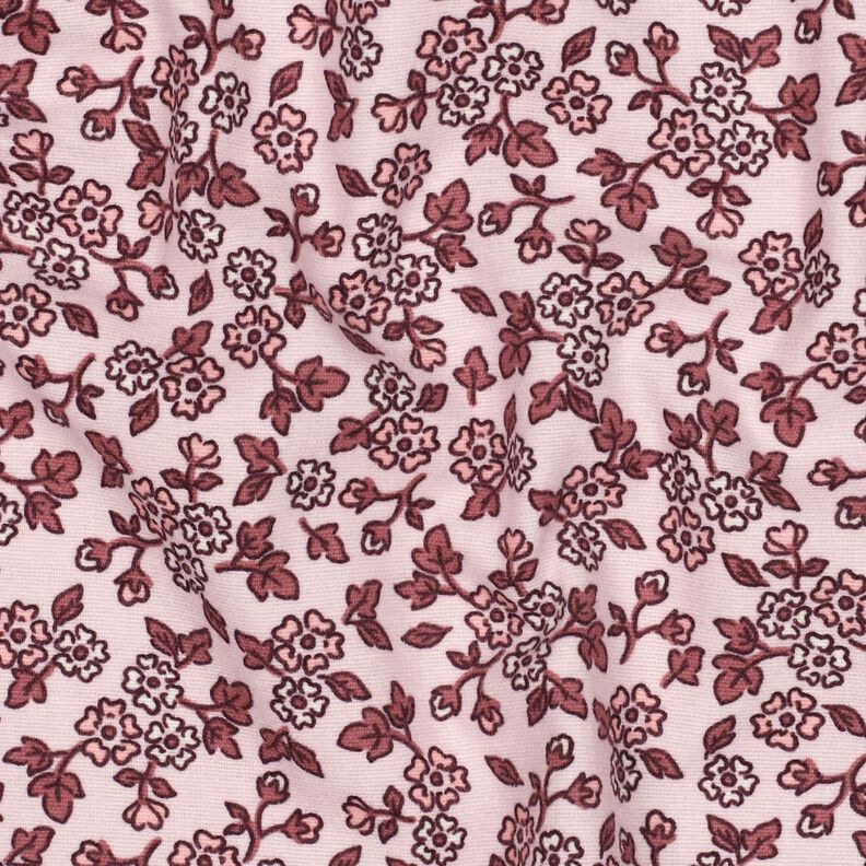 Cotton Flannel Little flowers | Poppy Fabrics – rosé/hollyhock, image number 2