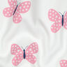 Brushed Sweatshirt Fabric Big Butterflies | Poppy Fabrics – ivory/pink,  thumbnail number 2