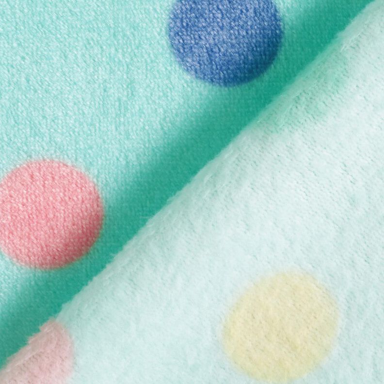 Cosy Fleece colourful dots – mint, image number 4