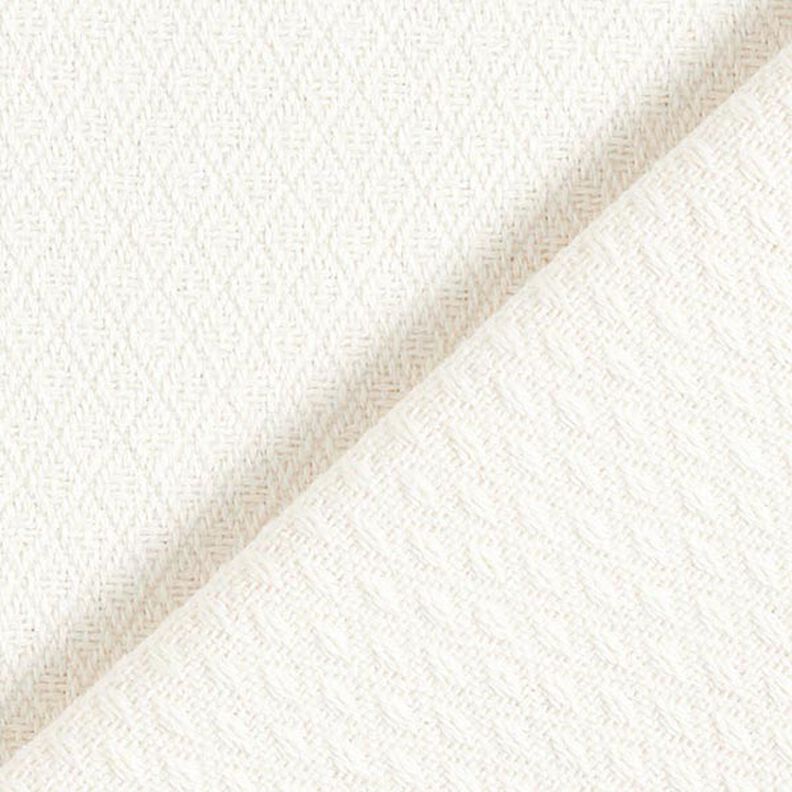 Decor Fabric Jacquard Small Diamonds – offwhite, image number 3