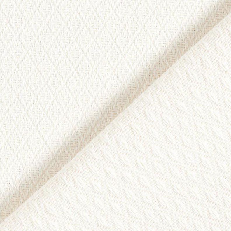 Decor Fabric Jacquard Small Diamonds – offwhite,  image number 3