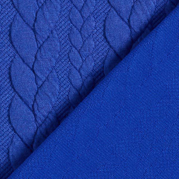 Cabled Cloque Jacquard Jersey – royal blue,  image number 4