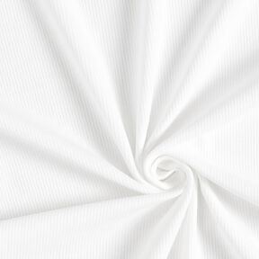 Ribbed Jersey fine 2-1-1-1 ribs – white, 